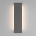 Golden Lighting 7280-OWL24 GT Gray Travertine Golden Lighting Stela Integrated Led 24in Outdoor Wall In Gray Travertine Image 1
