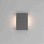 Golden Lighting 7280-OWL9 GT Gray Travertine Golden Lighting Stela Integrated Led 9in Outdoor Wall In Gray Travertine Image 1