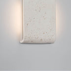 Golden Lighting 7280-OWL9 WT White Travertine Golden Lighting Stela Integrated Led 9in Outdoor Wall In White Travertine Image 4