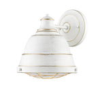 Golden Lighting 7312-1W FW French White Golden Lighting Bartlett 1-light Wall Sconce In French White Image 2