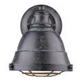 Golden Lighting 7312-BA1 BP Black Patina Golden Lighting Bartlett 1-light Vanity In Black Patina Image 1