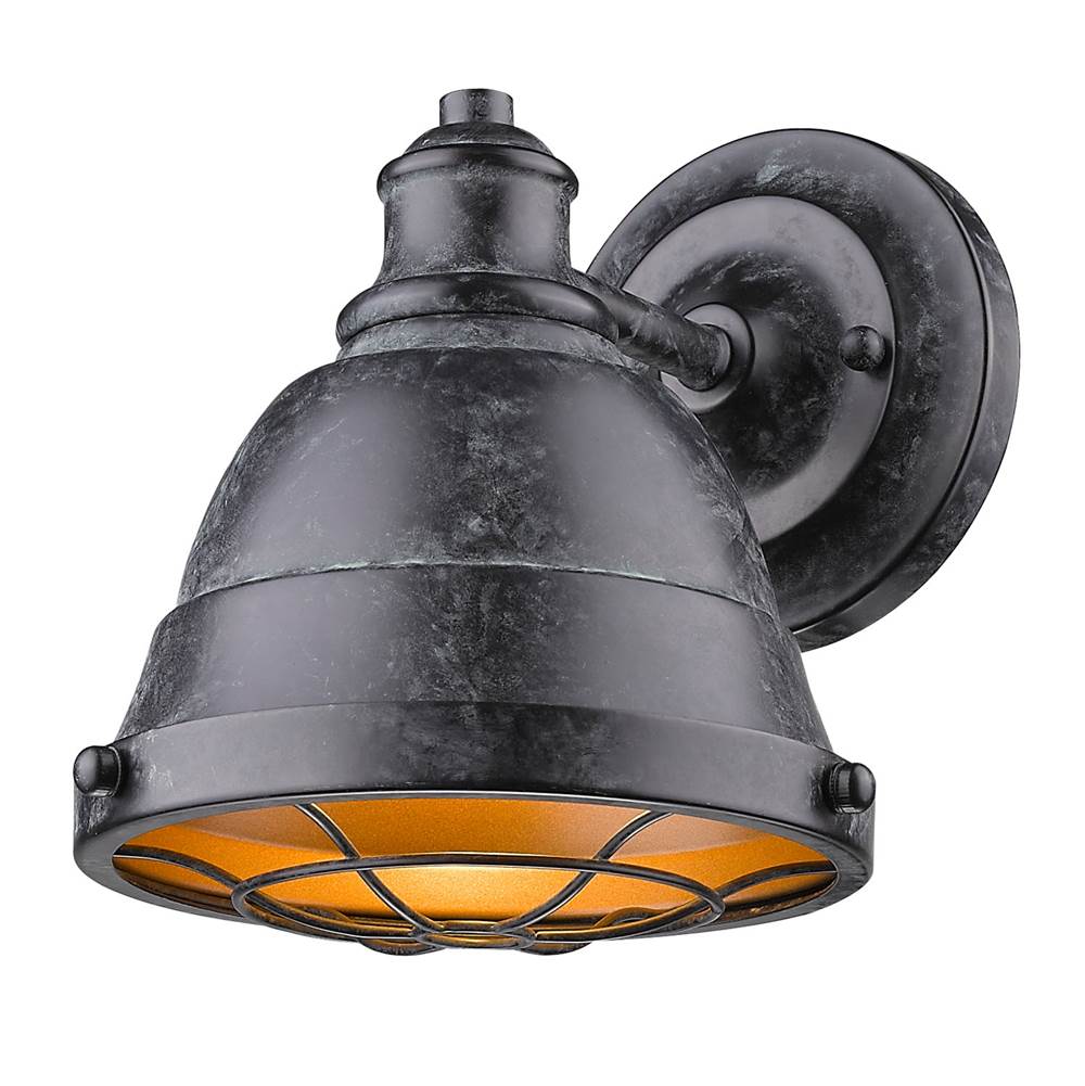 Golden Lighting Bartlett Golden Lighting Bartlett 1-light Vanity In Black Patina