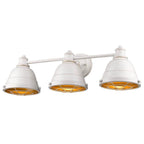 Golden Lighting Bartlett Golden Lighting Bartlett 3-light Vanity In Black Patina