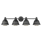 Golden Lighting Bartlett Golden Lighting Bartlett 4-light Vanity In Black Patina