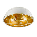 Golden Lighting Bartlett Golden Lighting Bartlett 2-light Flush Mount In Black Patina