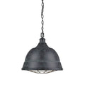 Golden Lighting 7312-L BP Black Patina Golden Lighting Bartlett 2-light Pendant In Black Patina Image 1