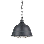 Golden Lighting 7312-L BP Black Patina Golden Lighting Bartlett 2-light Pendant In Black Patina Image 1