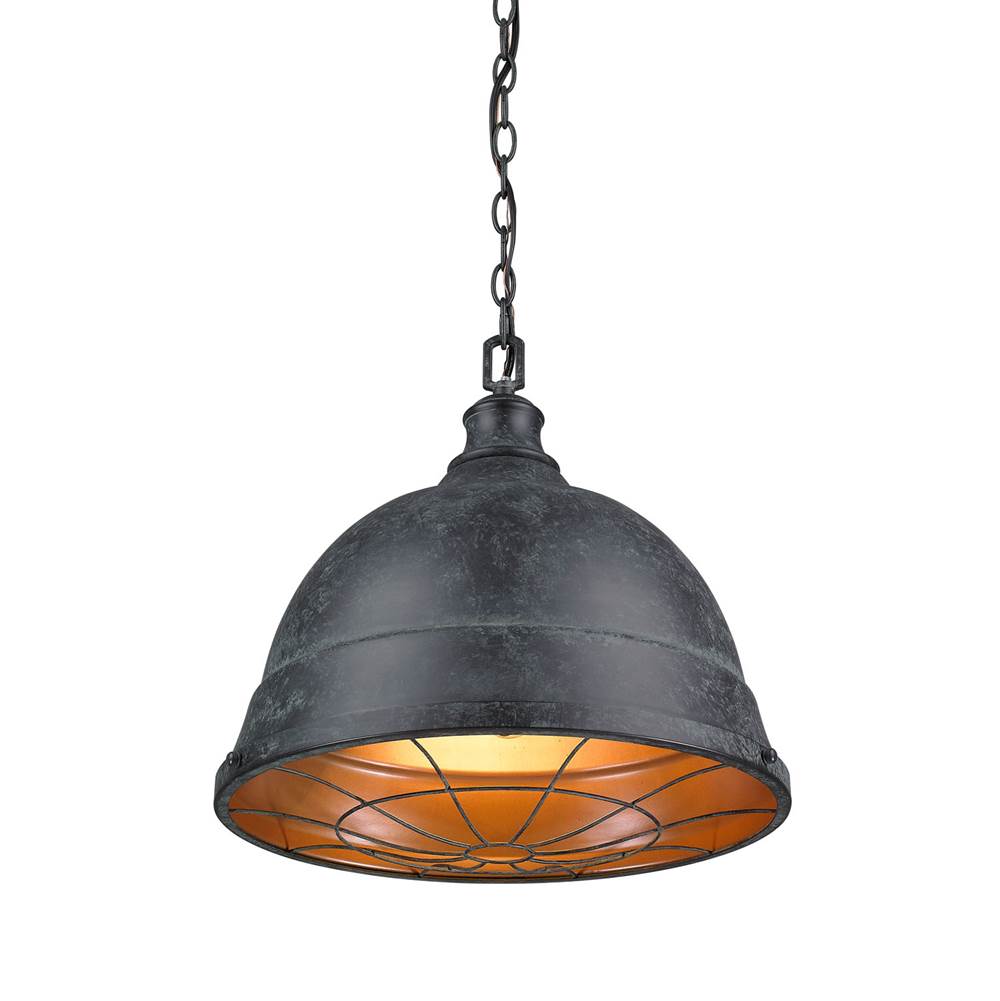Golden Lighting Bartlett Golden Lighting Bartlett 2-light Pendant In Black Patina