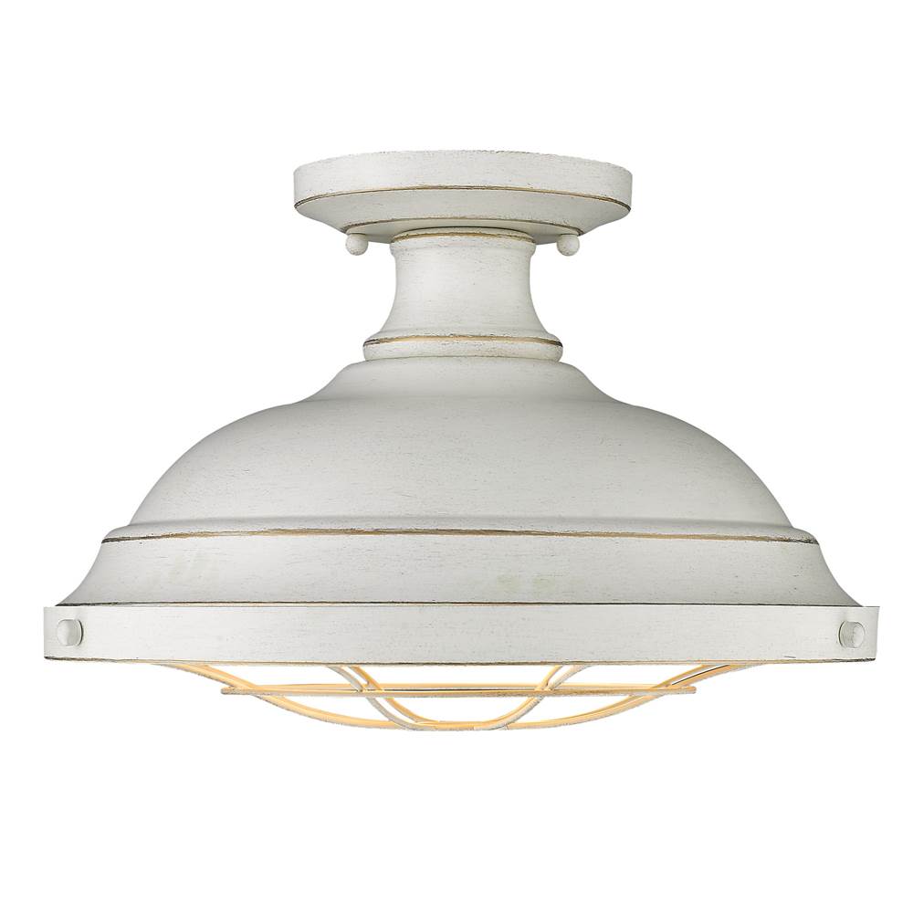 Golden Lighting Bartlett Golden Lighting Bartlett 2-light Semi-flush Mount In Black Patina