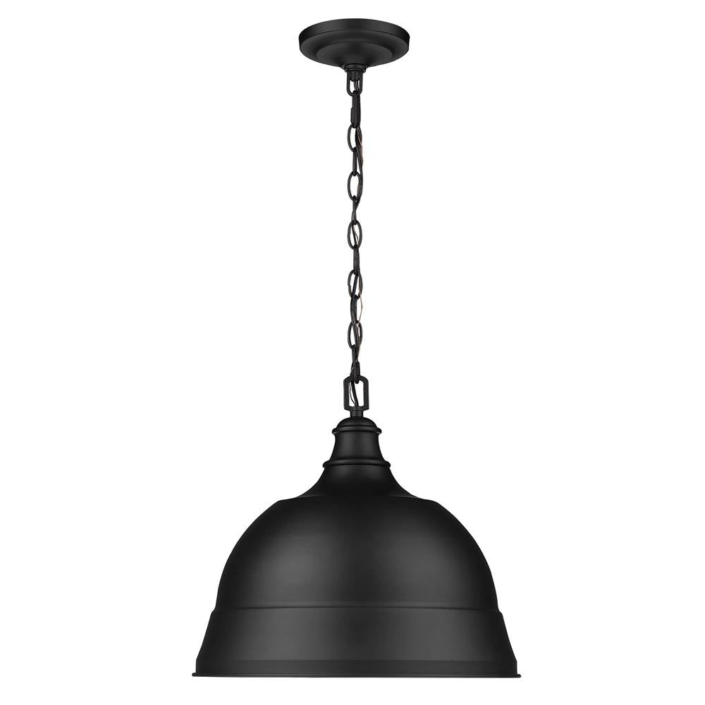 Golden Lighting Rebel Golden Lighting Rebel 2-light Pendant In Matte Black