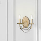 Golden Lighting 7644-2W GA Golden Aura Golden Lighting Mirabella 2-light Wall Sconce In Golden Aura Image 3