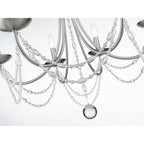 Golden Lighting 7644-6 PW Pewter Golden Lighting Mirabella 6-light Chandelier In Pewter Image 2