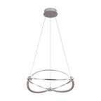 Golden Lighting Spirale Wry Lighting Spirale Integrated Led 19in Chandelier In Anodized Gold