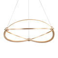 Golden Lighting 7916-24 AGL Anodized Gold Wry Lighting Spirale Integrated Led 24in Chandelier In Anodized Gold Image 1