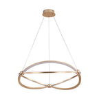 Golden Lighting 7916-24 AGL Anodized Gold Wry Lighting Spirale Integrated Led 24in Chandelier In Anodized Gold Image 4
