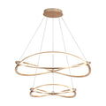 Golden Lighting 7916-32-19 AGL Anodized Gold Wry Lighting Spirale Integrated Led 32in Chandelier In Anodized Gold Image 1