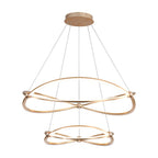 Golden Lighting 7916-32-19 AGL Anodized Gold Wry Lighting Spirale Integrated Led 32in Chandelier In Anodized Gold Image 1