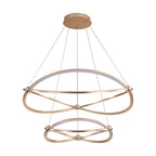 Golden Lighting 7916-32-19 AGL Anodized Gold Wry Lighting Spirale Integrated Led 32in Chandelier In Anodized Gold Image 4