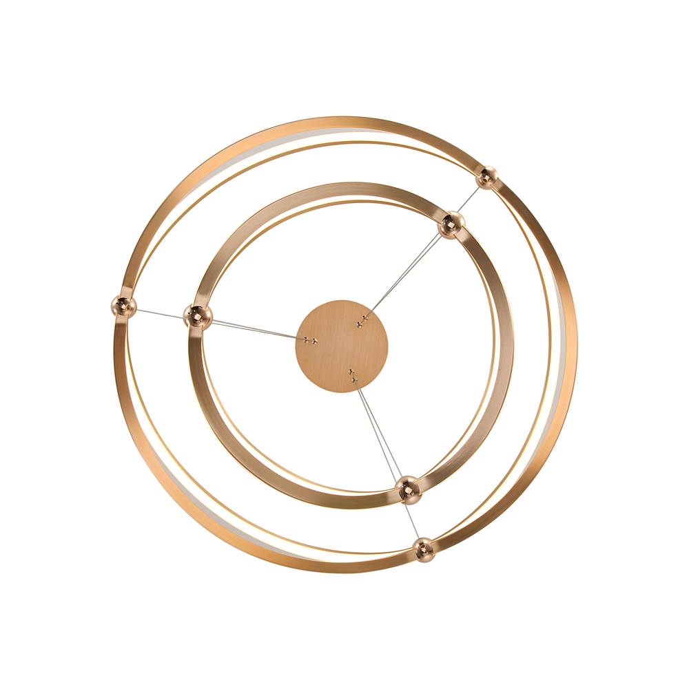 Golden Lighting 7916-32-19 AGL Anodized Gold Wry Lighting Spirale Integrated Led 32in Chandelier In Anodized Gold Image 5