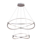 Golden Lighting Spirale Wry Lighting Spirale Integrated Led 32in Chandelier In Anodized Gold
