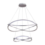 Golden Lighting 7916-32-19 SNC Satin Nickel Wry Lighting Spirale Integrated Led 32in Chandelier In Satin Nickel Image 4