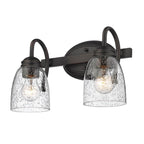 Golden Lighting 8001-BA2 RBZ-SD Rubbed Bronze Golden Lighting Parrish 2-light Vanity In Rubbed Bronze Image 5