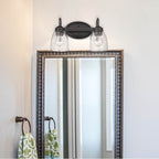Golden Lighting 8001-BA2 RBZ-SD Rubbed Bronze Golden Lighting Parrish 2-light Vanity In Rubbed Bronze Image 2