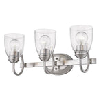 Golden Lighting Parrish Golden Lighting Parrish 3-light Vanity In Matte Black
