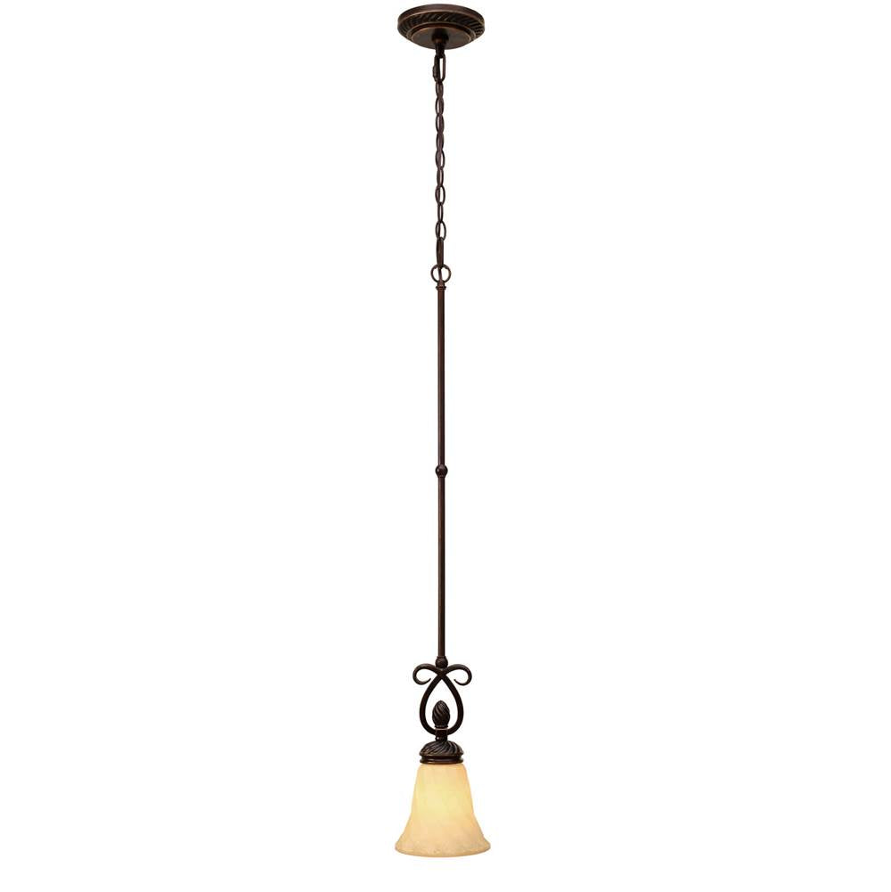 Golden Lighting 8106-M1L CDB Cordoban Bronze Wry Lighting Torbellino 1-light Pendant In Cordoban Bronze Image 2