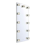 Golden Lighting 8195-24M WHT-C Matte White Yep By Golden Lighting Starlight Integrated Led 24in Mirror With Crystal Diffusers Image 4