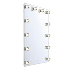Golden Lighting 8195-30M WHT-A Matte White Yep By Golden Lighting Starlight Integrated Led 30in Mirror With Globe Diffusers Image 4