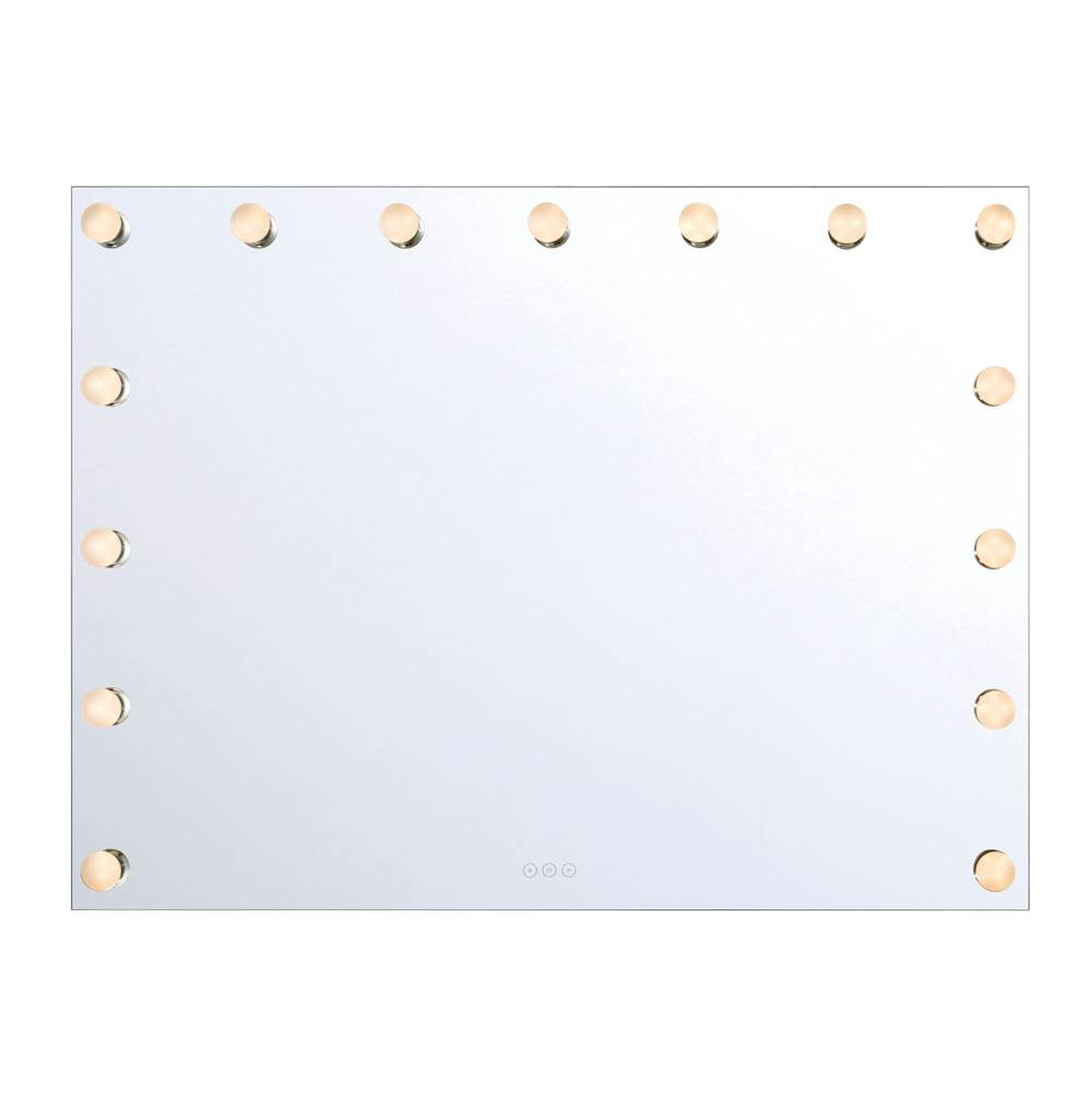 Golden Lighting Starlight Yep By Golden Lighting Starlight Integrated Led 48in Mirror With Globe Diffusers