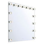 Golden Lighting 8195-48M WHT-A Matte White Yep By Golden Lighting Starlight Integrated Led 48in Mirror With Globe Diffusers Image 4