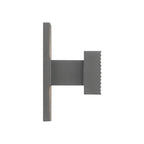 Golden Lighting 8432-OWL18 SGY Smooth Gray Golden Lighting Enso Integrated Led 18'' Outdoor Wall In Smooth Grey Image 5