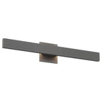 Golden Lighting 8432-OWL24 SGY Smooth Gray Golden Lighting Enso Integrated Led 24'' Outdoor Wall In Smooth Grey Image 1