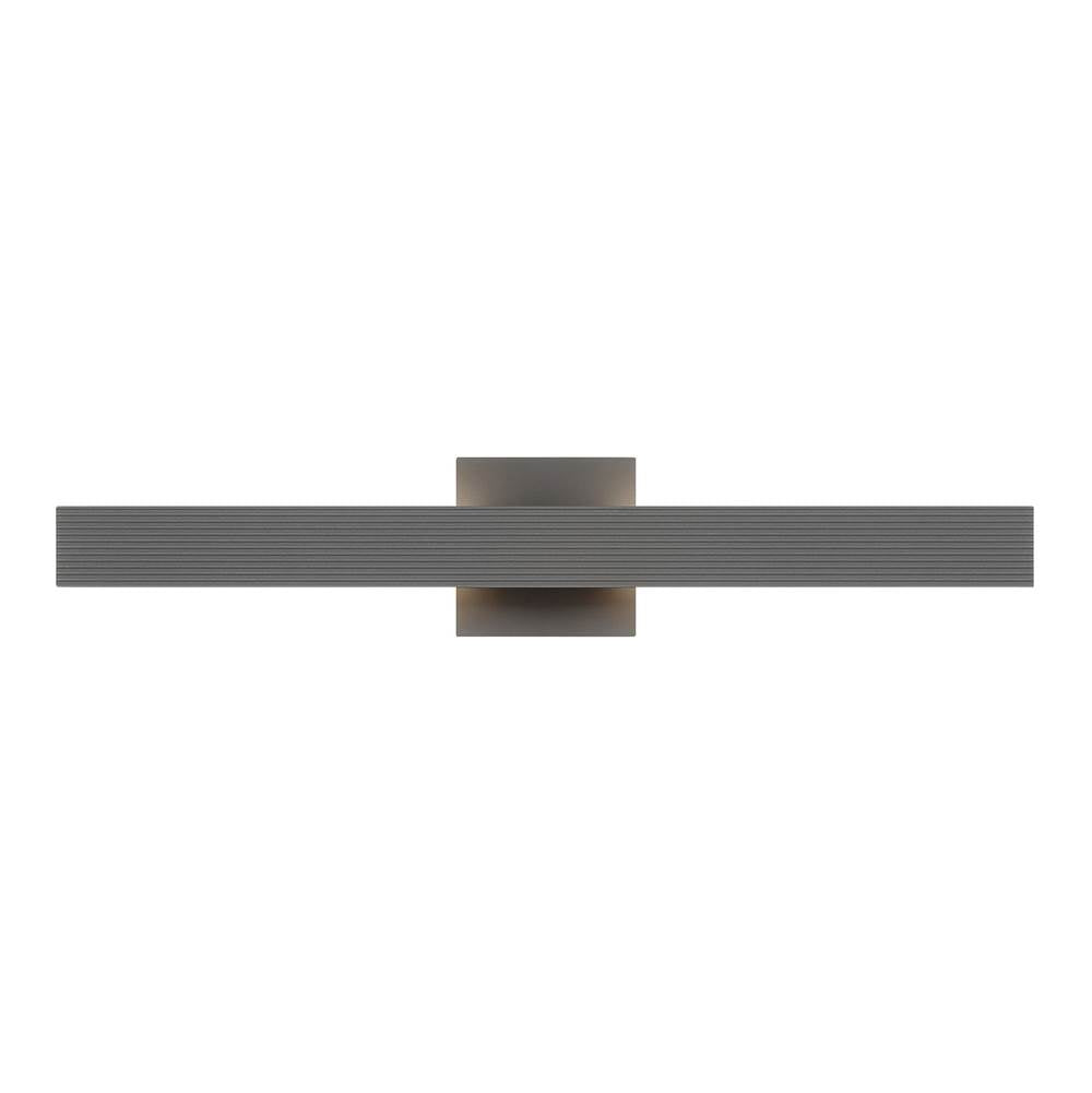 Golden Lighting Enso Golden Lighting Enso Integrated Led 24'' Outdoor Wall In Smooth Grey