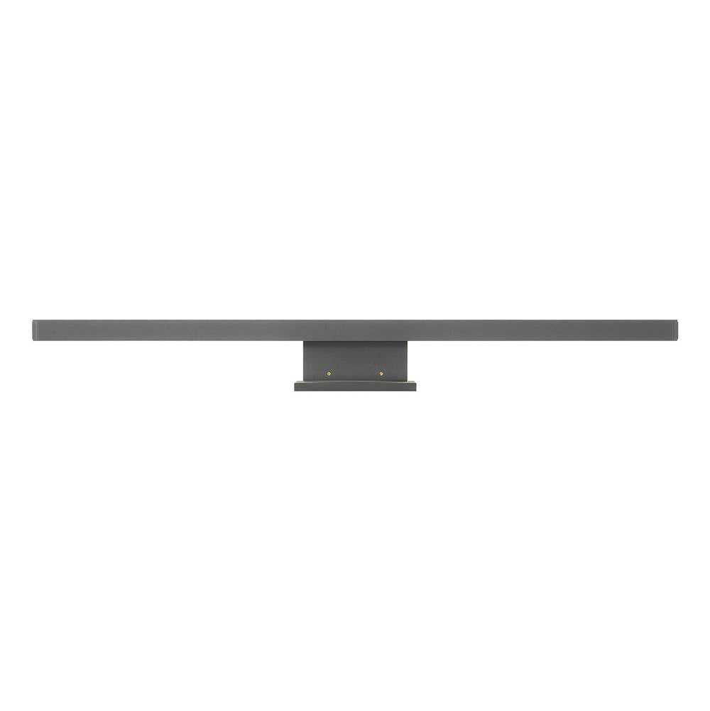 Golden Lighting 8432-OWL24 SGY Smooth Gray Golden Lighting Enso Integrated Led 24'' Outdoor Wall In Smooth Grey Image 5
