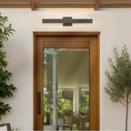 Golden Lighting 8432-OWL24 TBK Textured Black Golden Lighting Enso Integrated Led 24'' Outdoor Wall In Textured Black Image 3