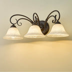 Golden Lighting 8606-BA3 RBZ-TEA Rubbed Bronze Wry Lighting Homestead 3-light Vanity In Rubbed Bronze Image 2