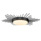 Golden Lighting 9126-FM18 BLK-OP Matte Black Wry Lighting Kieran Integrated Led 18in Flush Mount In Matte Black Image 7