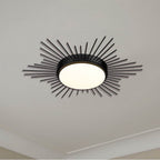 Golden Lighting 9126-FM18 BLK-OP Matte Black Wry Lighting Kieran Integrated Led 18in Flush Mount In Matte Black Image 5
