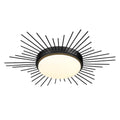 Golden Lighting 9126-FM18 BLK-OP Matte Black Wry Lighting Kieran Integrated Led 18in Flush Mount In Matte Black Image 1