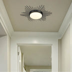 Golden Lighting 9126-FM18 BLK-OP Matte Black Wry Lighting Kieran Integrated Led 18in Flush Mount In Matte Black Image 4