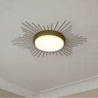 Golden Lighting 9126-FM18 WG-OP White Gold Wry Lighting Kieran Integrated Led 18in Flush Mount In White Gold Image 5