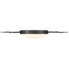 Golden Lighting Kieran Wry Lighting Kieran Integrated Led 24in Flush Mount In Matte Black