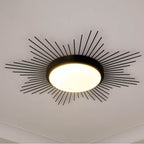 Golden Lighting 9126-FM24 BLK-OP Matte Black Wry Lighting Kieran Integrated Led 24in Flush Mount In Matte Black Image 4