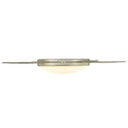 Golden Lighting Kieran Wry Lighting Kieran Integrated Led 24in Flush Mount In Matte Black