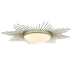 Golden Lighting 9126-FM24 WG-OP White Gold Wry Lighting Kieran Integrated Led 24in Flush Mount In White Gold Image 6