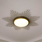 Golden Lighting 9126-FM24 WG-OP White Gold Wry Lighting Kieran Integrated Led 24in Flush Mount In White Gold Image 4