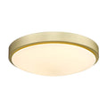 Golden Lighting 9128-FM13 BCB-OP Brushed Champagne Brass Golden Lighting Gabi Integrated Led 12in Flush Mount In Brushed Champagne Brass Image 1